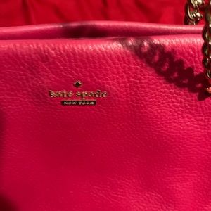 New Kate Spade pink purse with chain straps